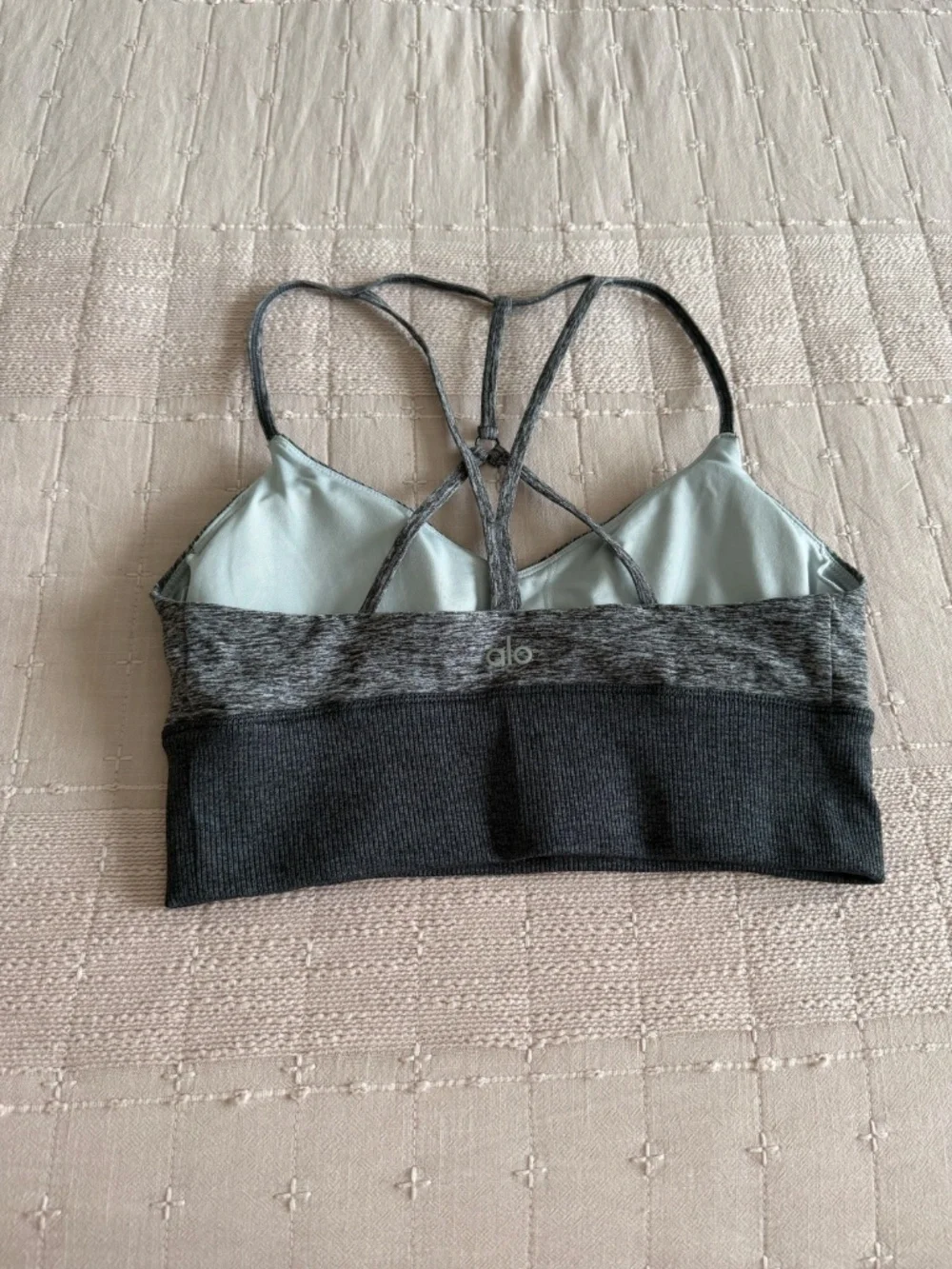 Alo Yoga 'Alo-Soft Lush V Neck Sports Bra'